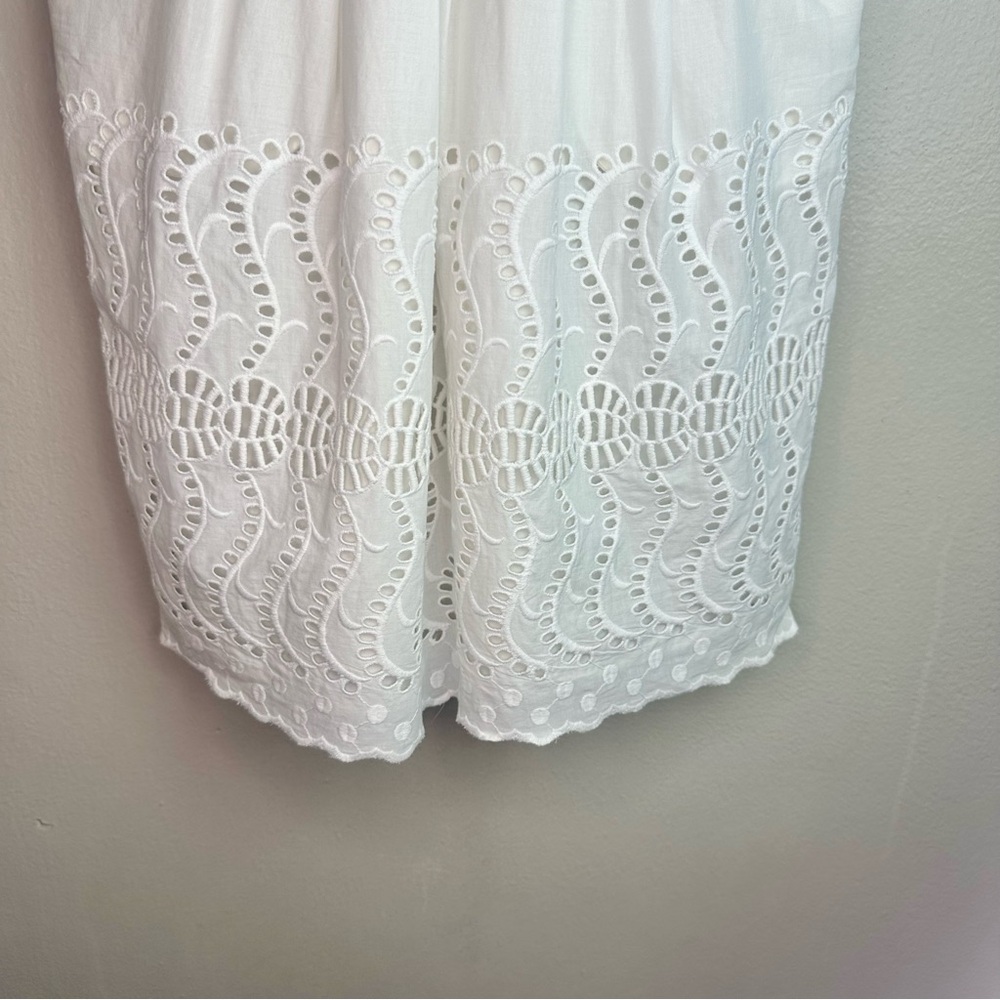 J Crew fit and flare dress with Rickrack trim in white Sz 00 - Picture 4 of 10